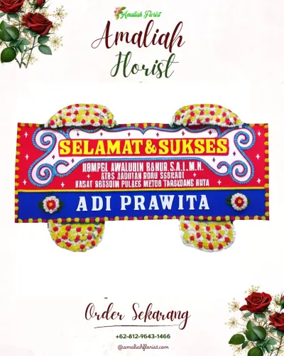 Karangan Bunga Ucapan Selamat di Limba U I
