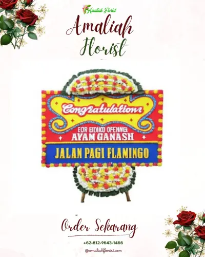Bunga Papan Congratulation di Limba U I